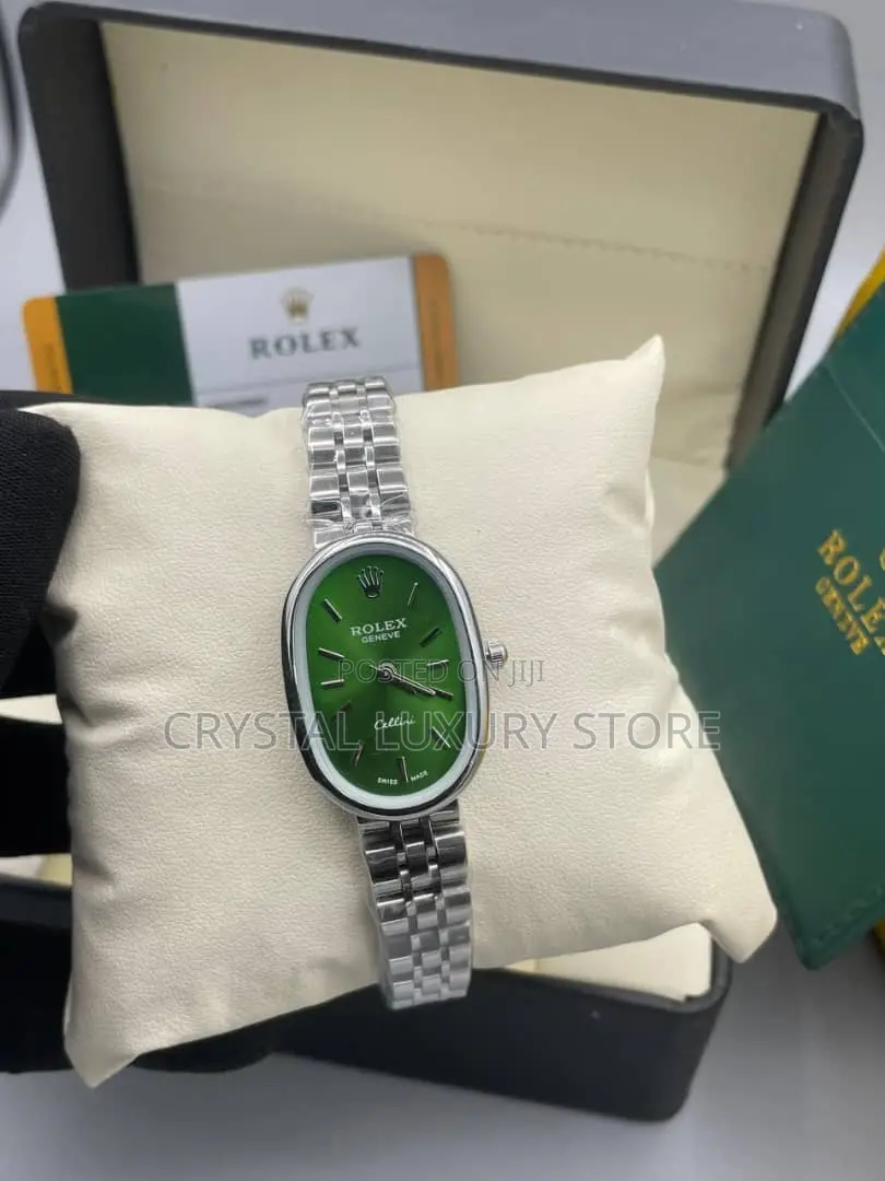 Rolex Quality Luxury Ladies Chain Strap Wristwatch