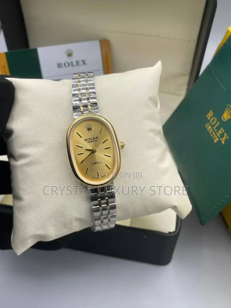 Rolex Quality Luxury Ladies Chain Strap Wristwatch