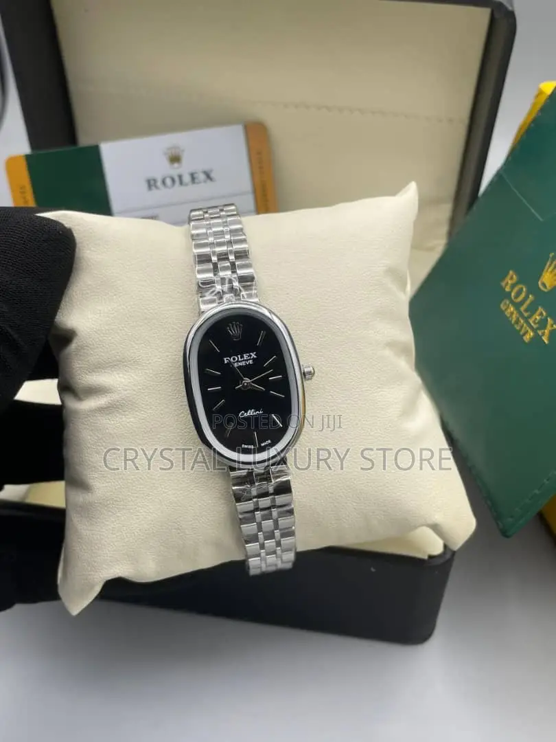 Rolex Quality Luxury Ladies Chain Strap Wristwatch