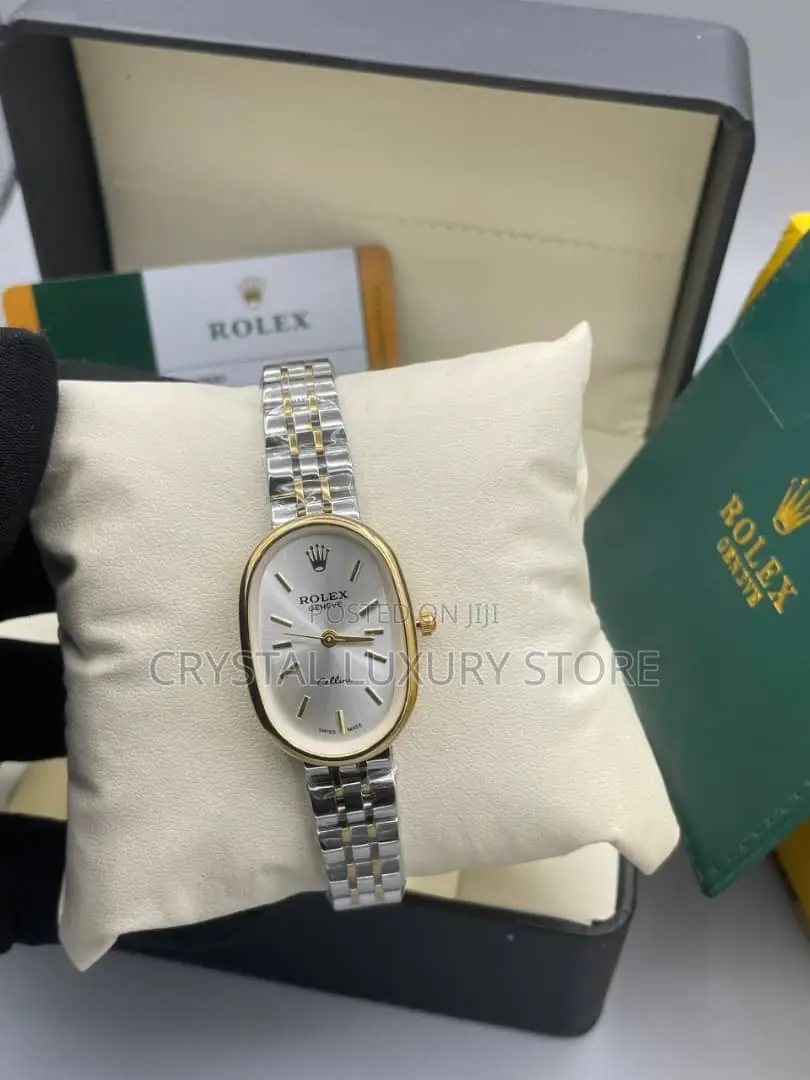 Rolex Quality Luxury Ladies Chain Strap Wristwatch