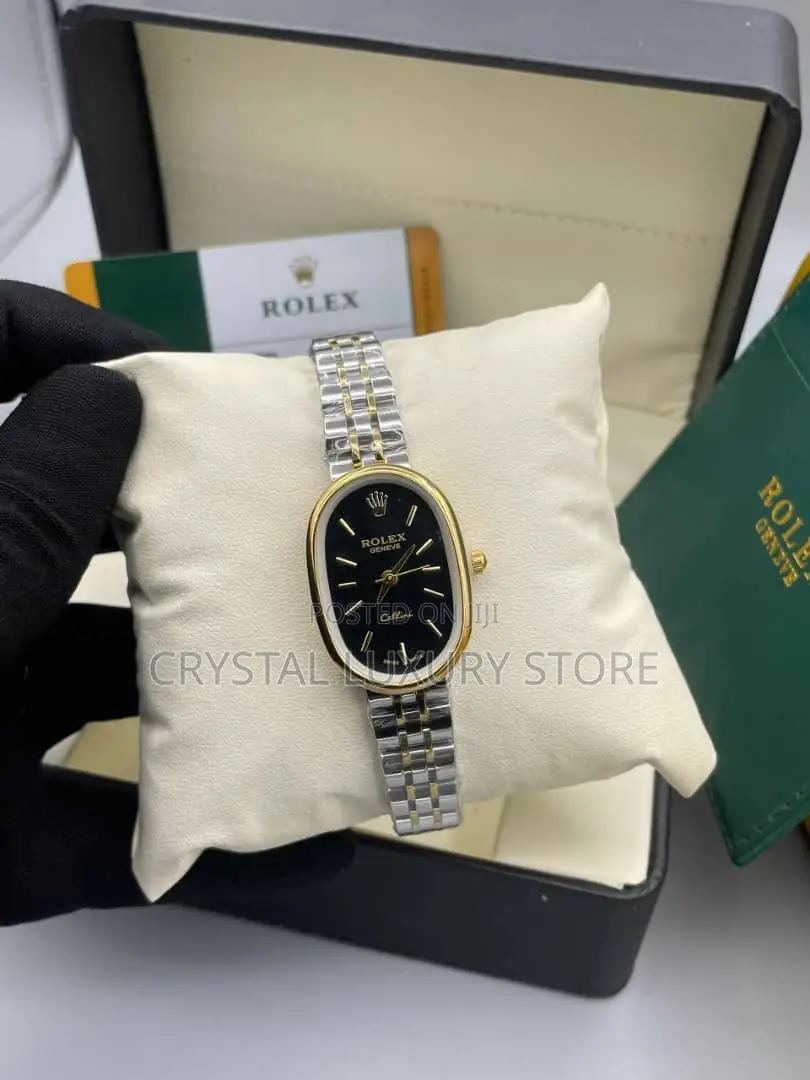 Rolex Quality Luxury Ladies Chain Strap Wristwatch