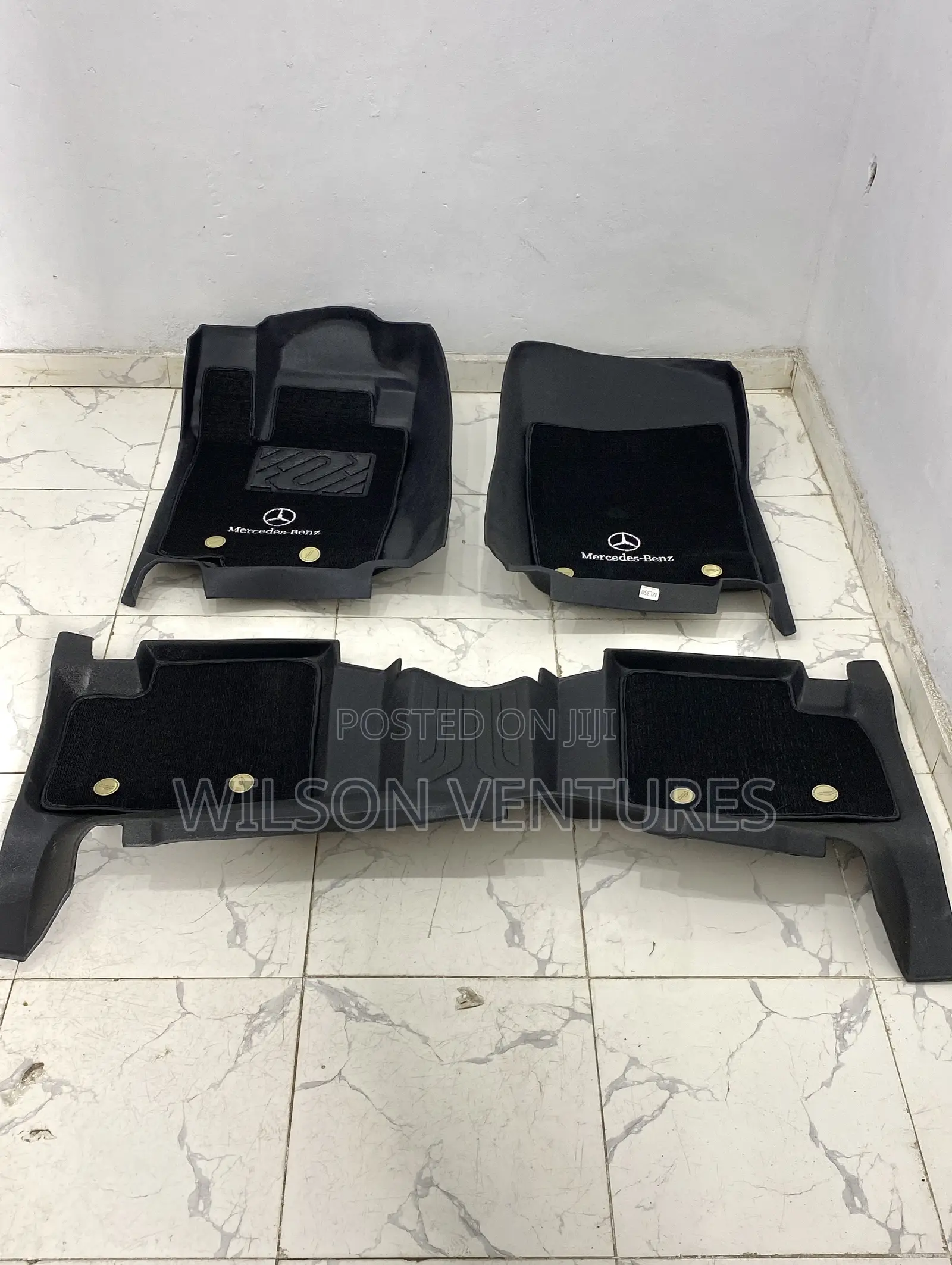 Tpe Double Layout Logo Mat For Mercedes’ Benz Ml