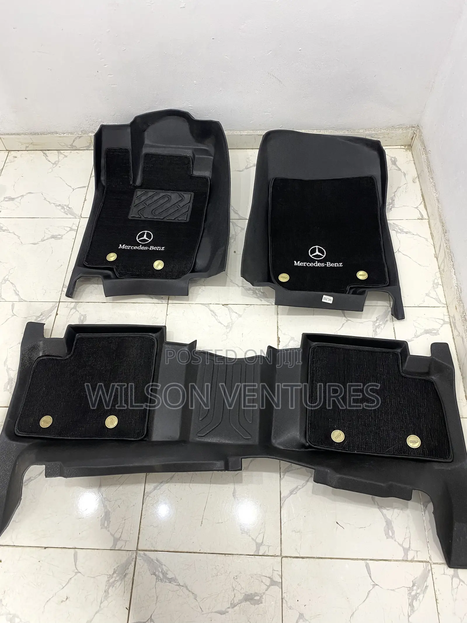 Tpe Double Layout Logo Mat For Mercedes’ Benz Ml