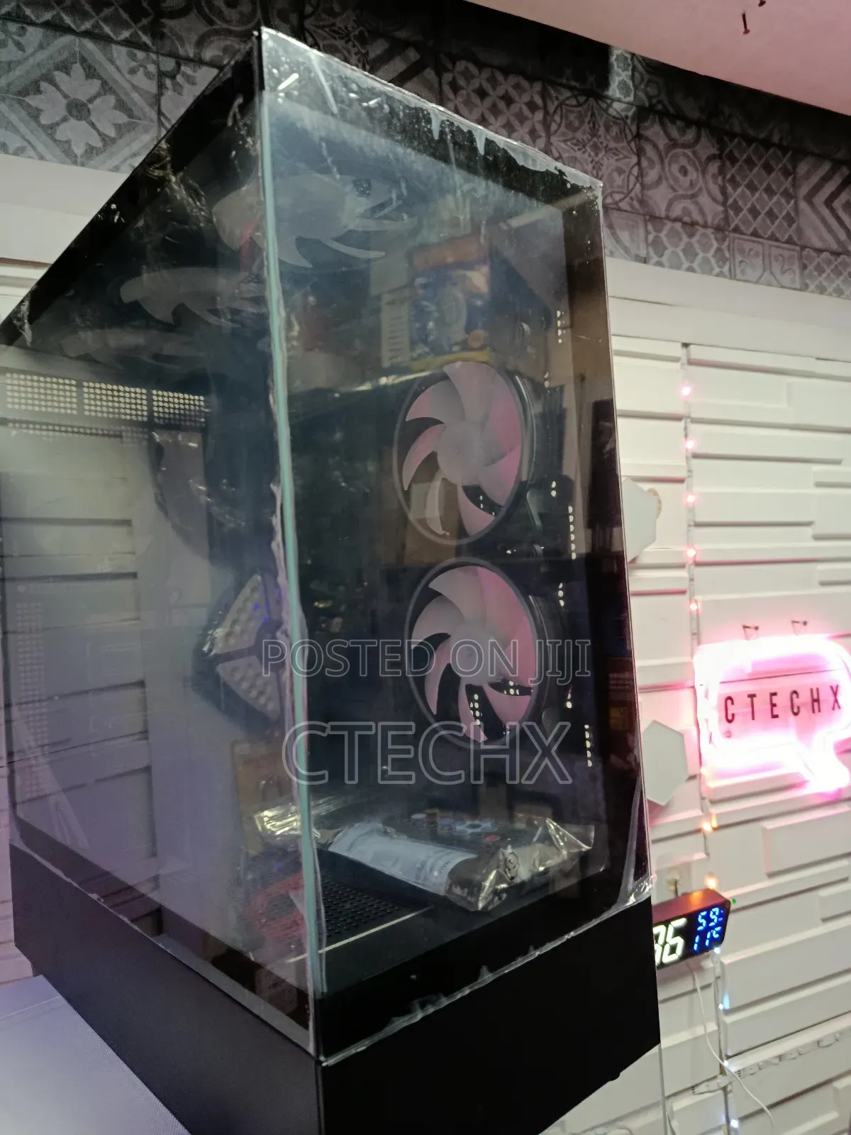 Panoramic 2 Sides Transparent Glass Gaming Computer Case