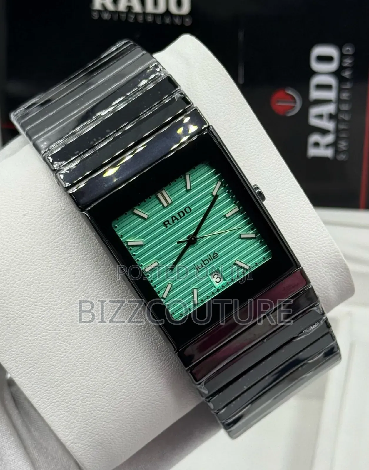 Original Rado Jubilé Black Stainless Steel Watch