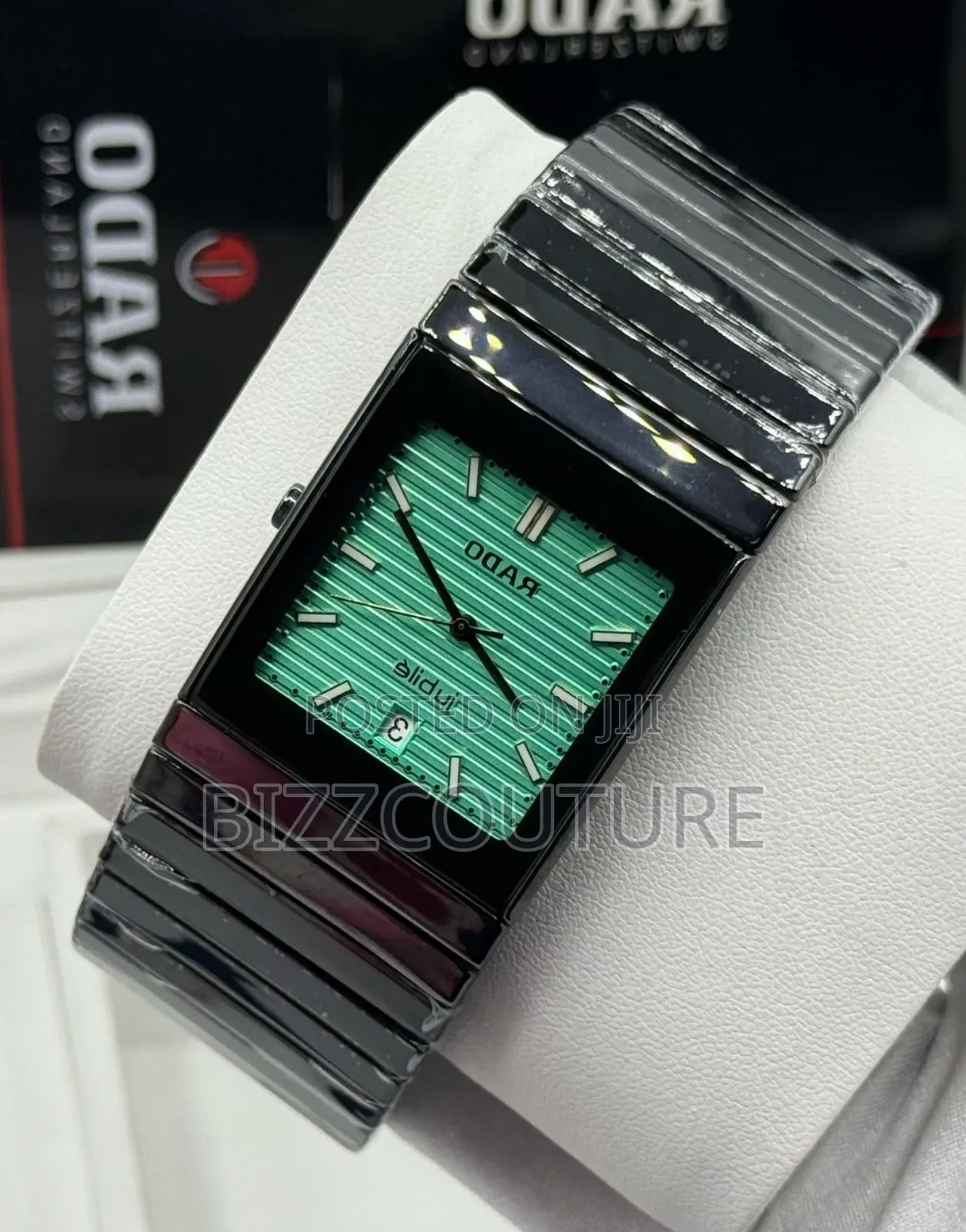 Original Rado Jubilé Black Stainless Steel Watch