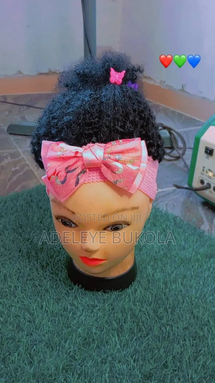 Children Headband Afro Wig
