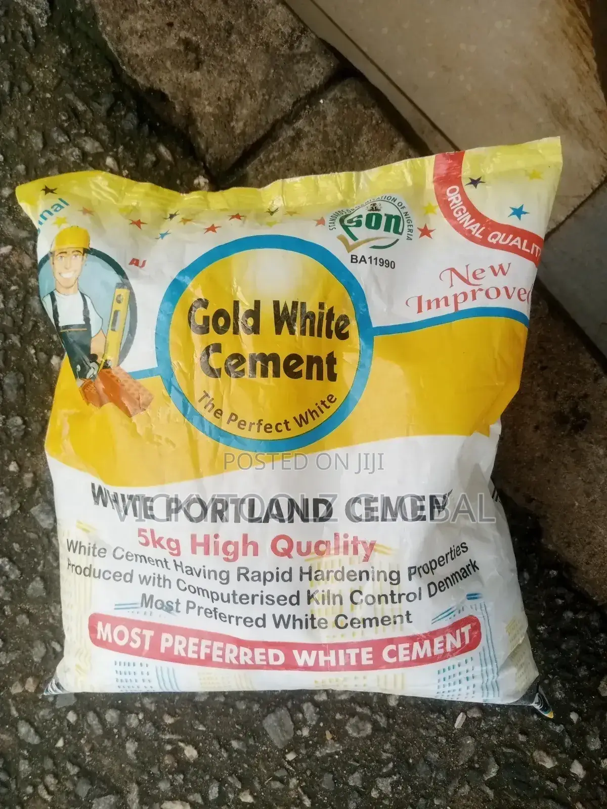 Gold White Cement