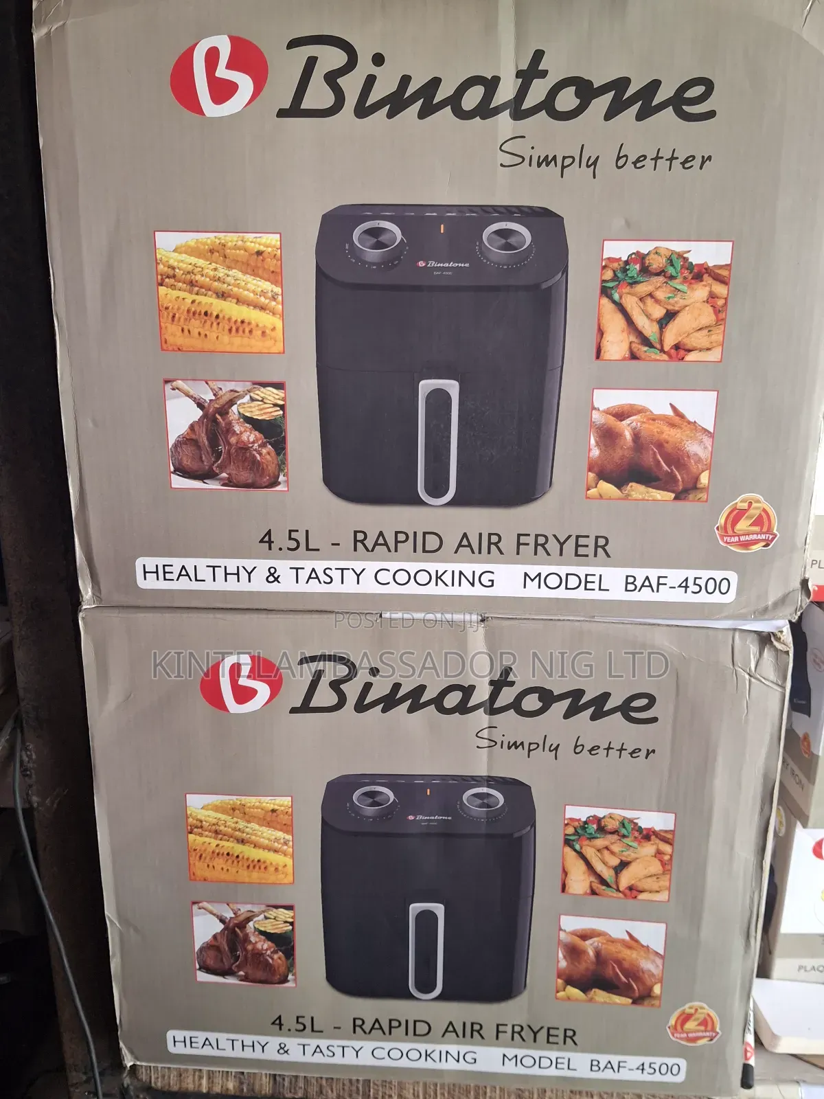 Binantone Air Fryer - 4.5l - Baf- 4500