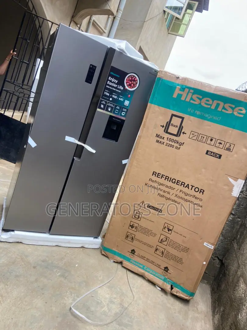 Hisense 516l Side by Side Fridge With Digital Display Rc67ws