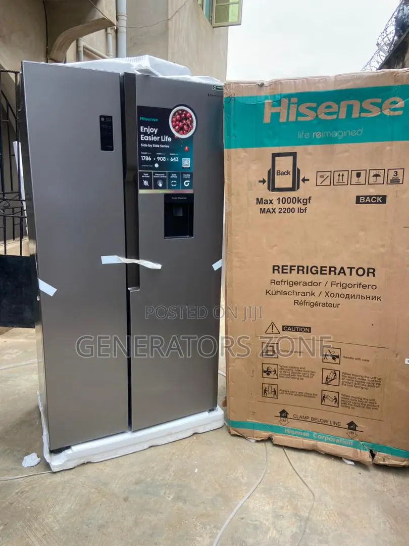 Hisense 516l Side by Side Fridge - Sleek Efficient Rc-67ws
