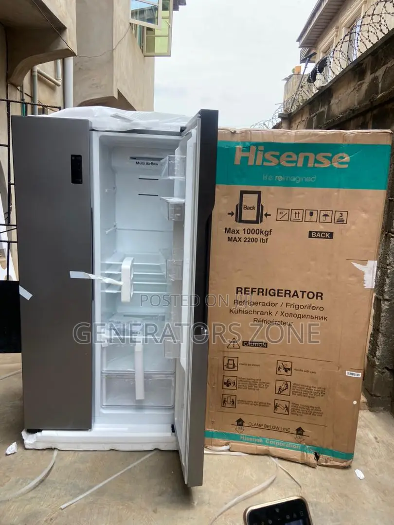 Ultimate Storage: Hisense 516l Side by Side Digital Display