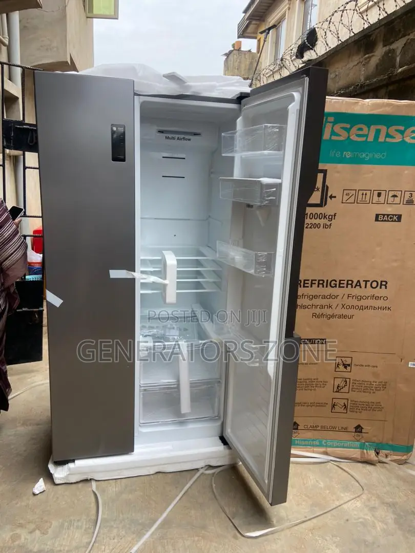 Effortless Cooling With Hisense 516l Side by Side Fridge