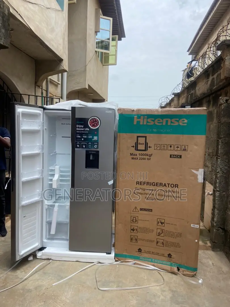 Hisense 516l Side by Side Fridge - Stylish and Durable