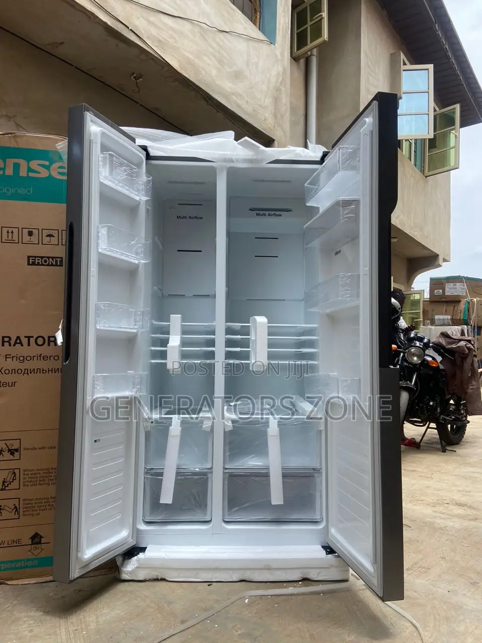 Hisense Fridge 516l Side by Side - Sleek and Spacious