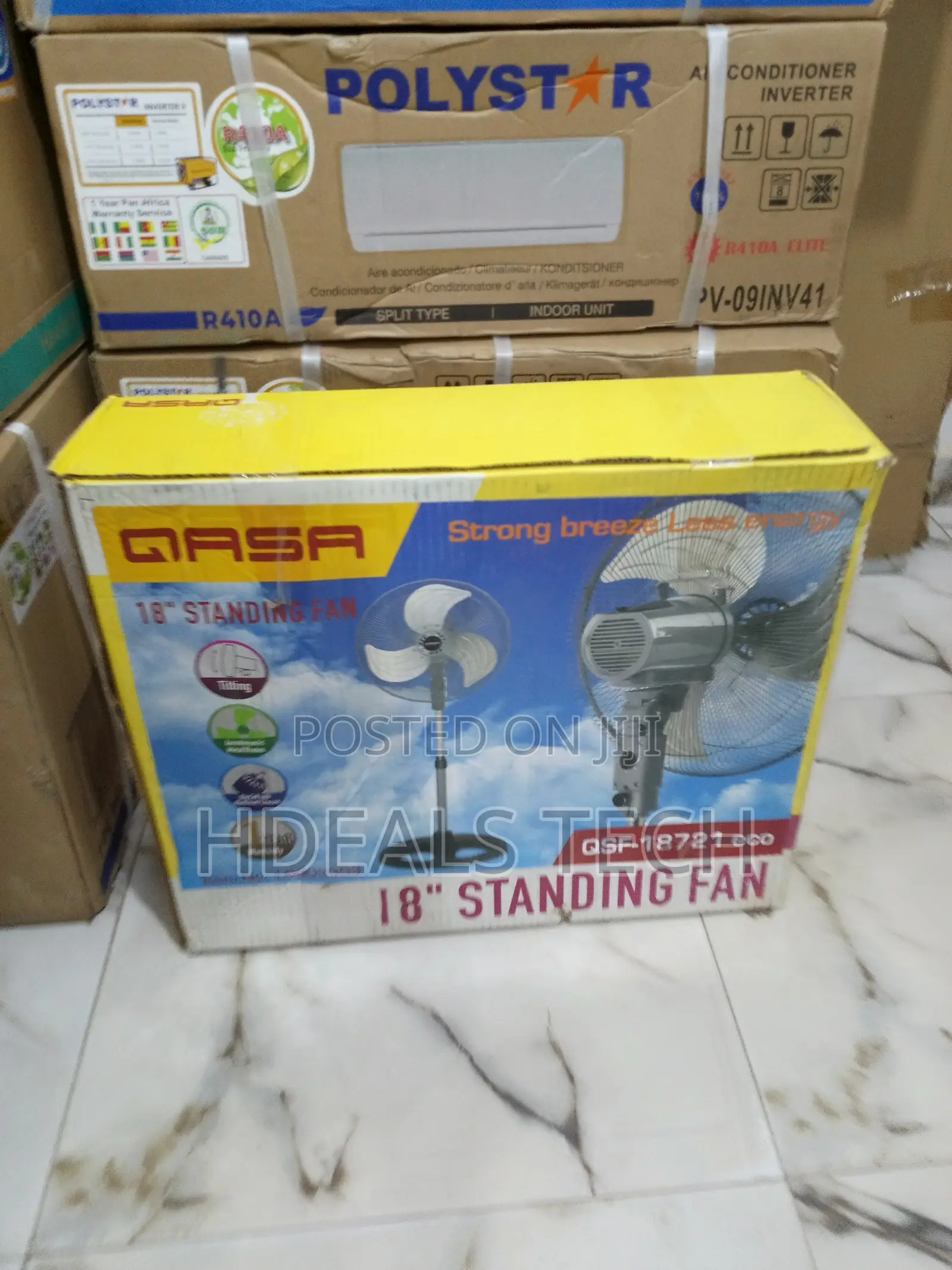 Qasa's Best-Selling 18" Standing Fan - QSF-18721 Eco