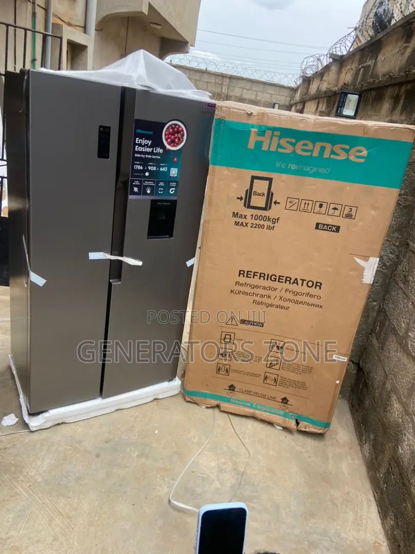 Hisense 516l Side by Side Dispenser-Ultimate Cooling Partner