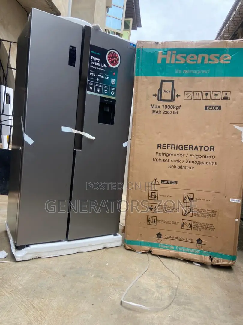 516l Side by Side Fridge - The Hisense Way With Digital Disp