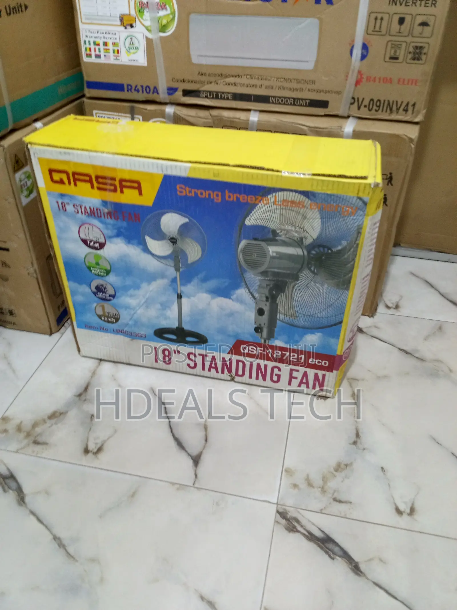 Qasa 18" Eco Fan - Superior Air Circulation Guaranteed