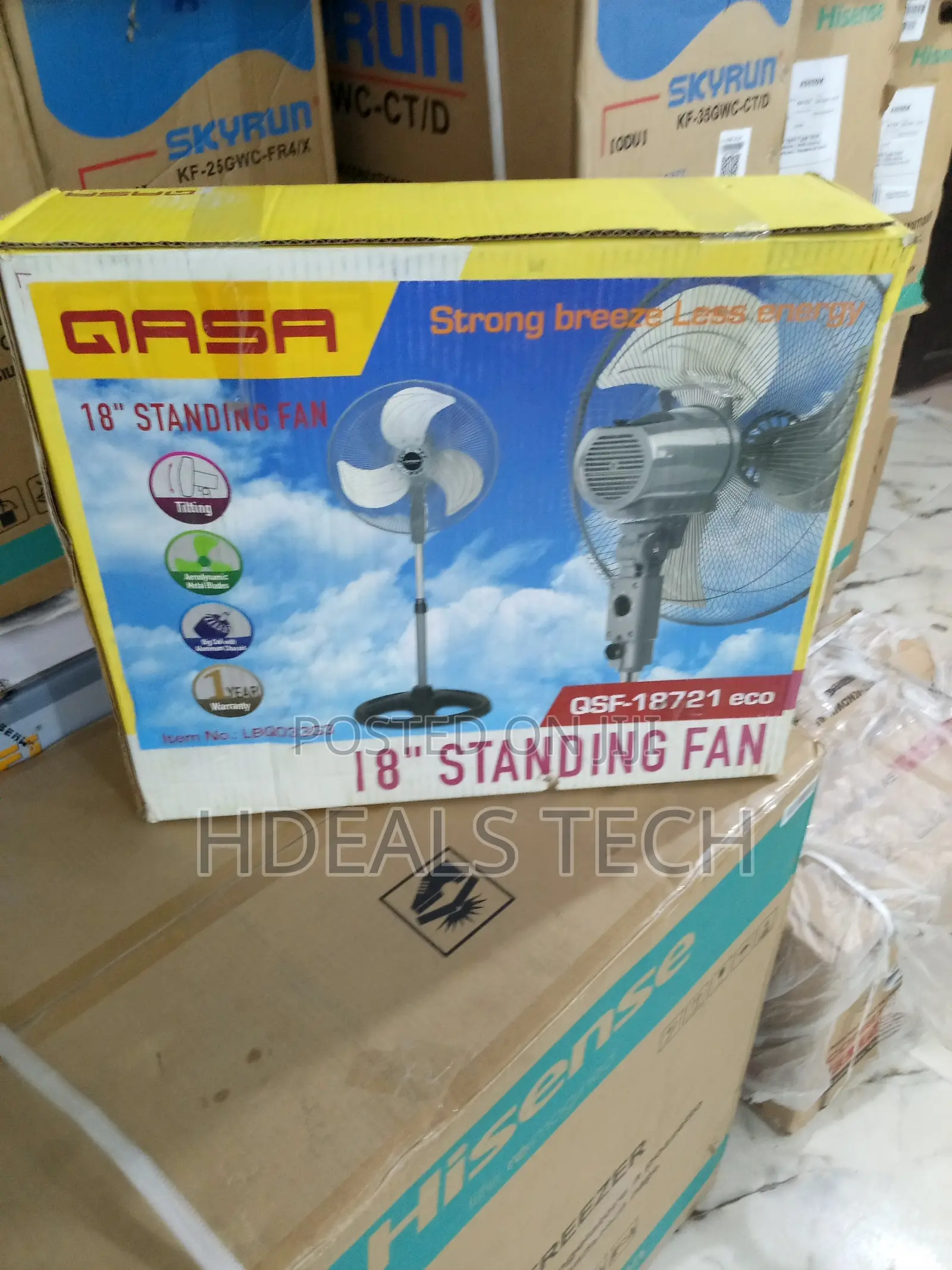 Qasa QSF-18721 - Smart Choice for Cool Comfort
