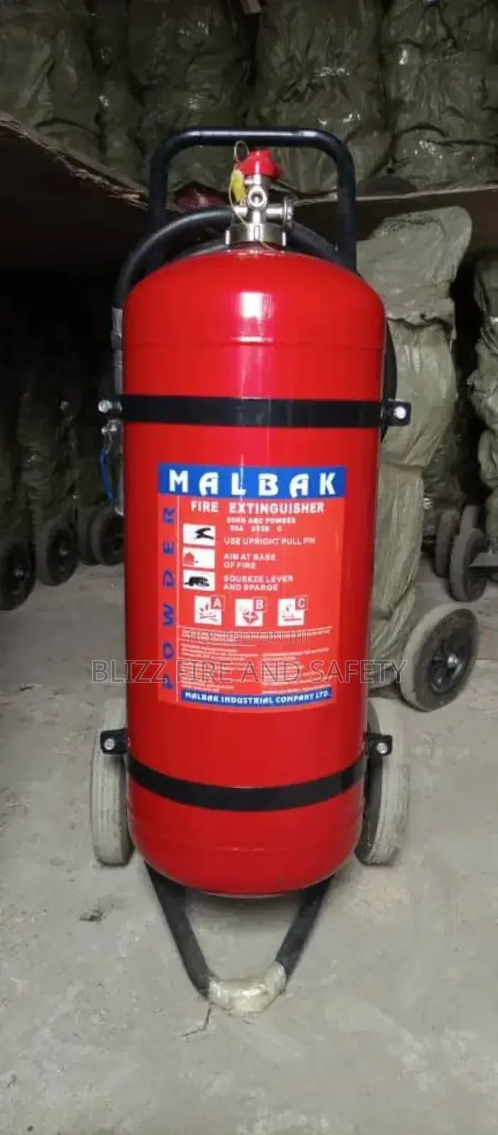 50kg Dry Chemical Powder (Dcp) Fire Extinguisher.