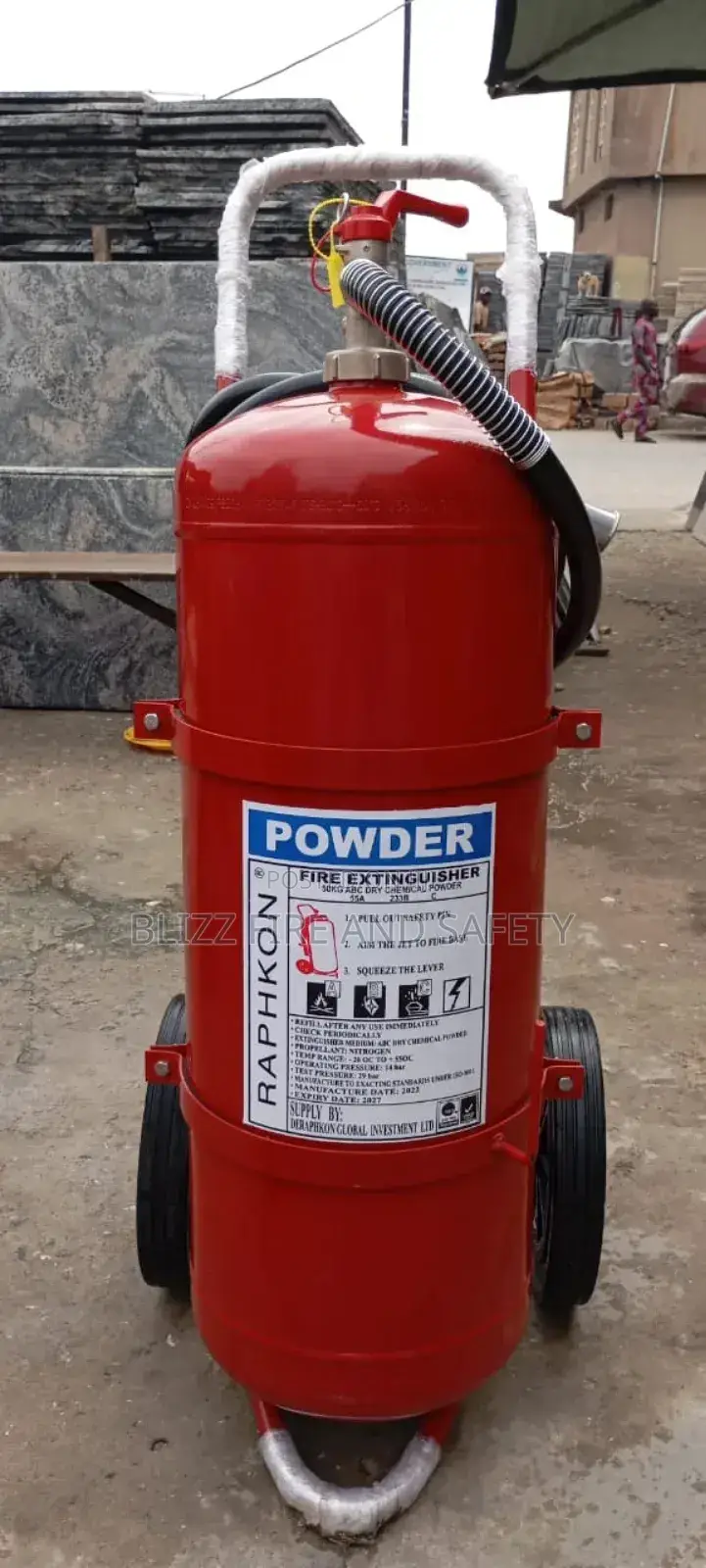 50kg Dry Chemical Powder (Dcp) Fire Extinguisher.