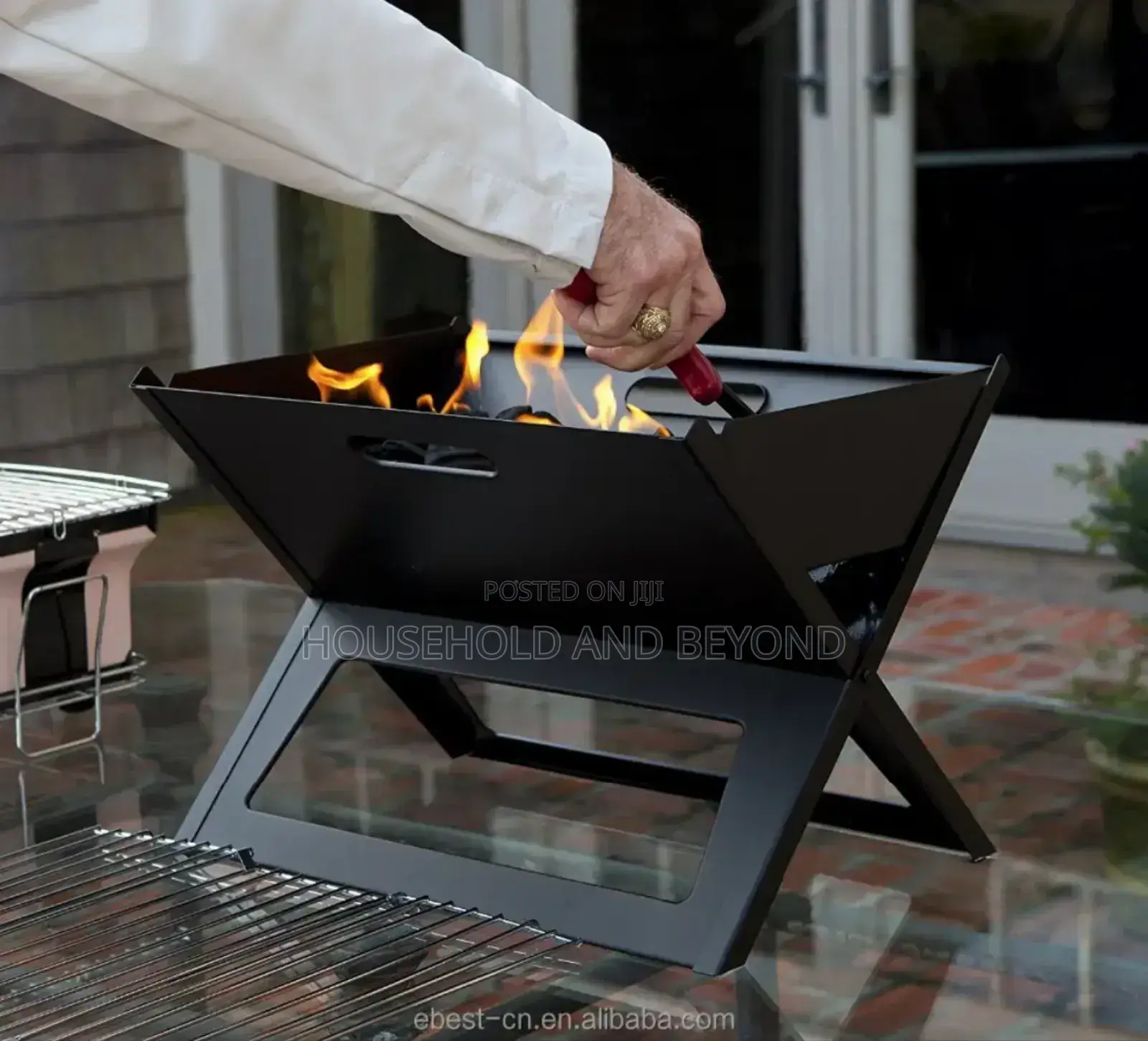 Foldable Barbecue Charcoal Grill
