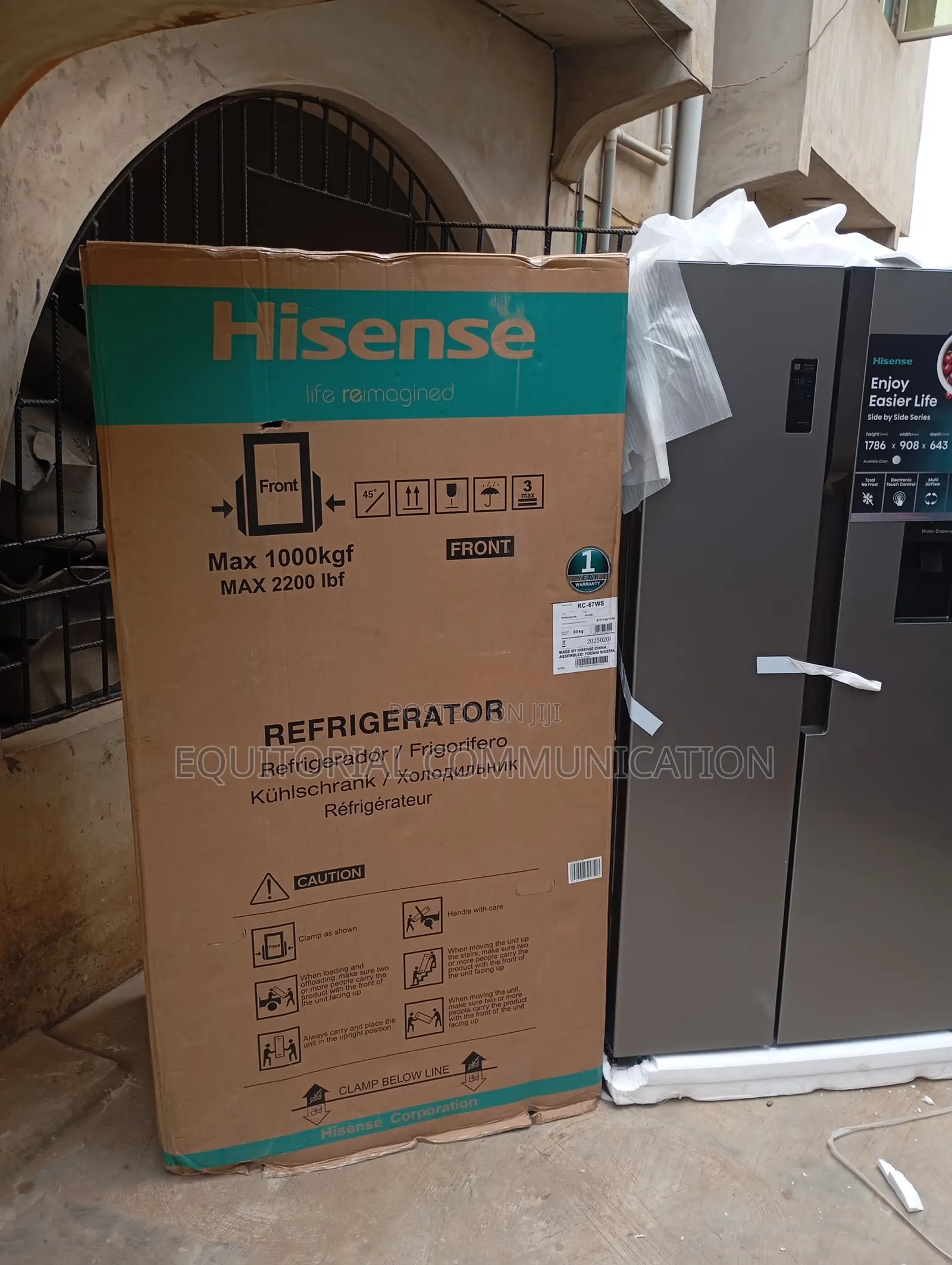 Hisense Rc-67ws Refrigerator Fresh Zone Adjustable Shelf