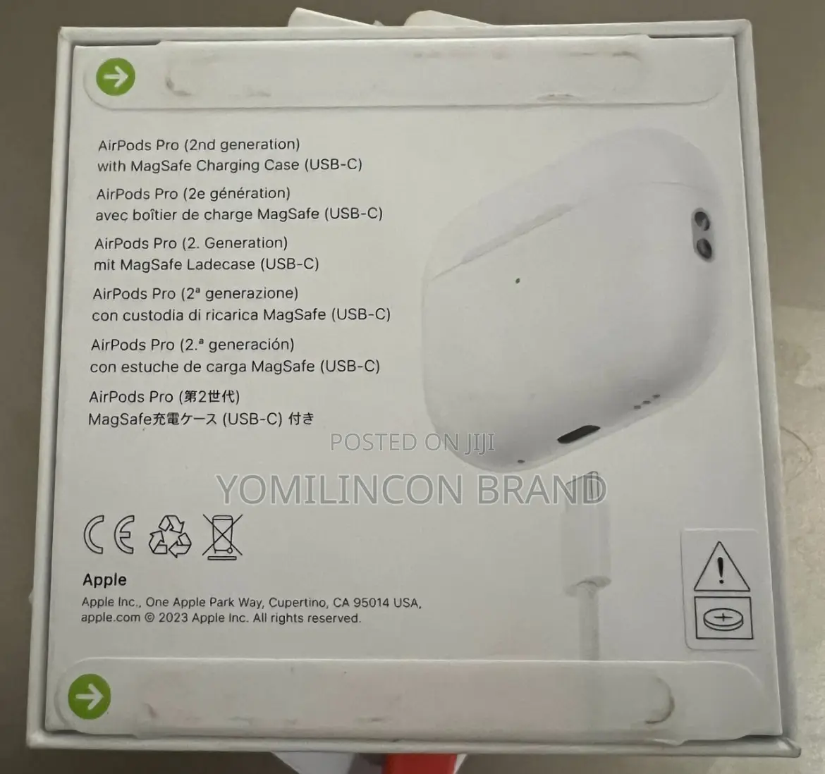 Apple Airpods Pro (2nd Gen) 2023 Wireless Earbuds