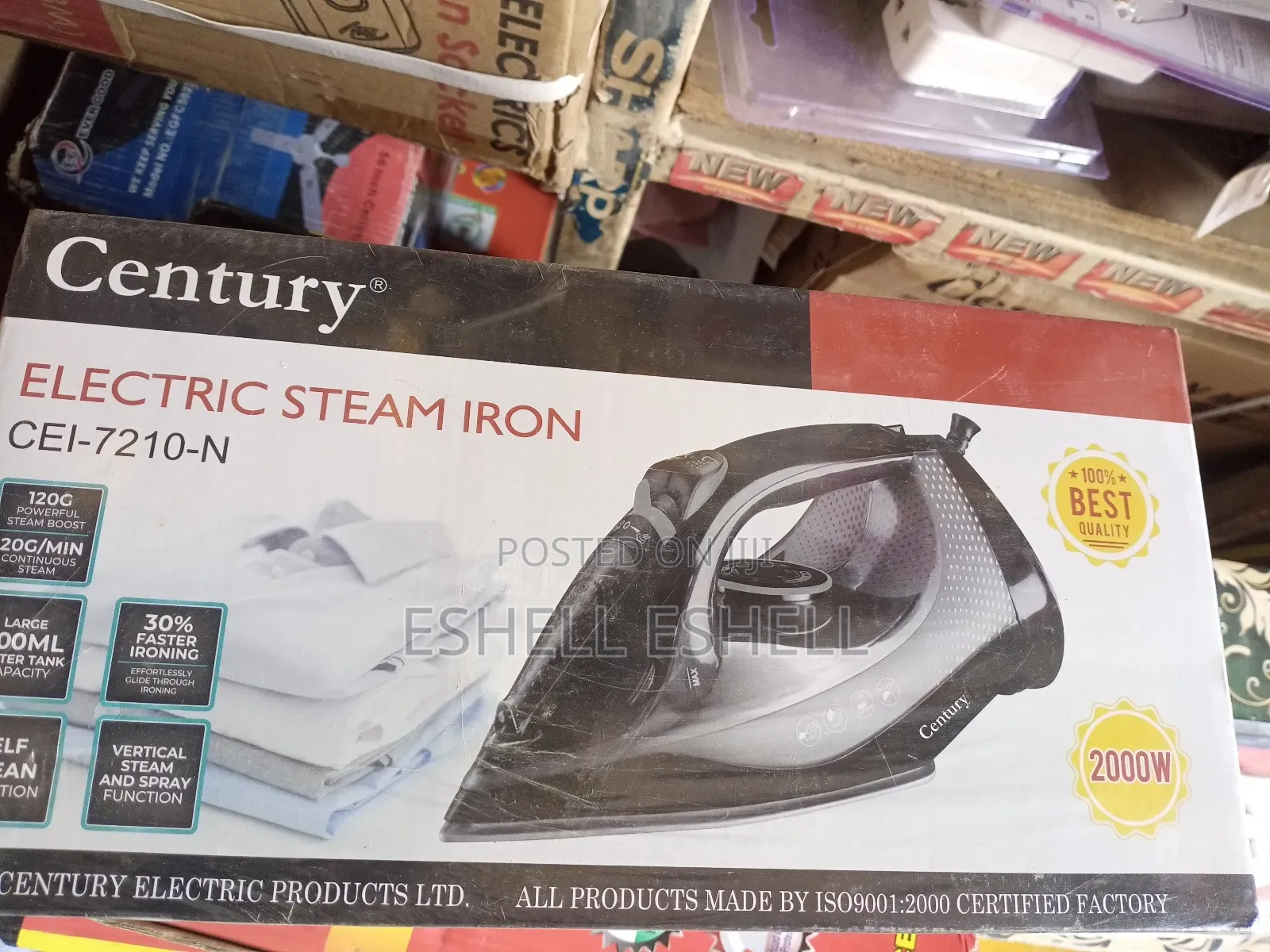 Century Electric Steam Iron