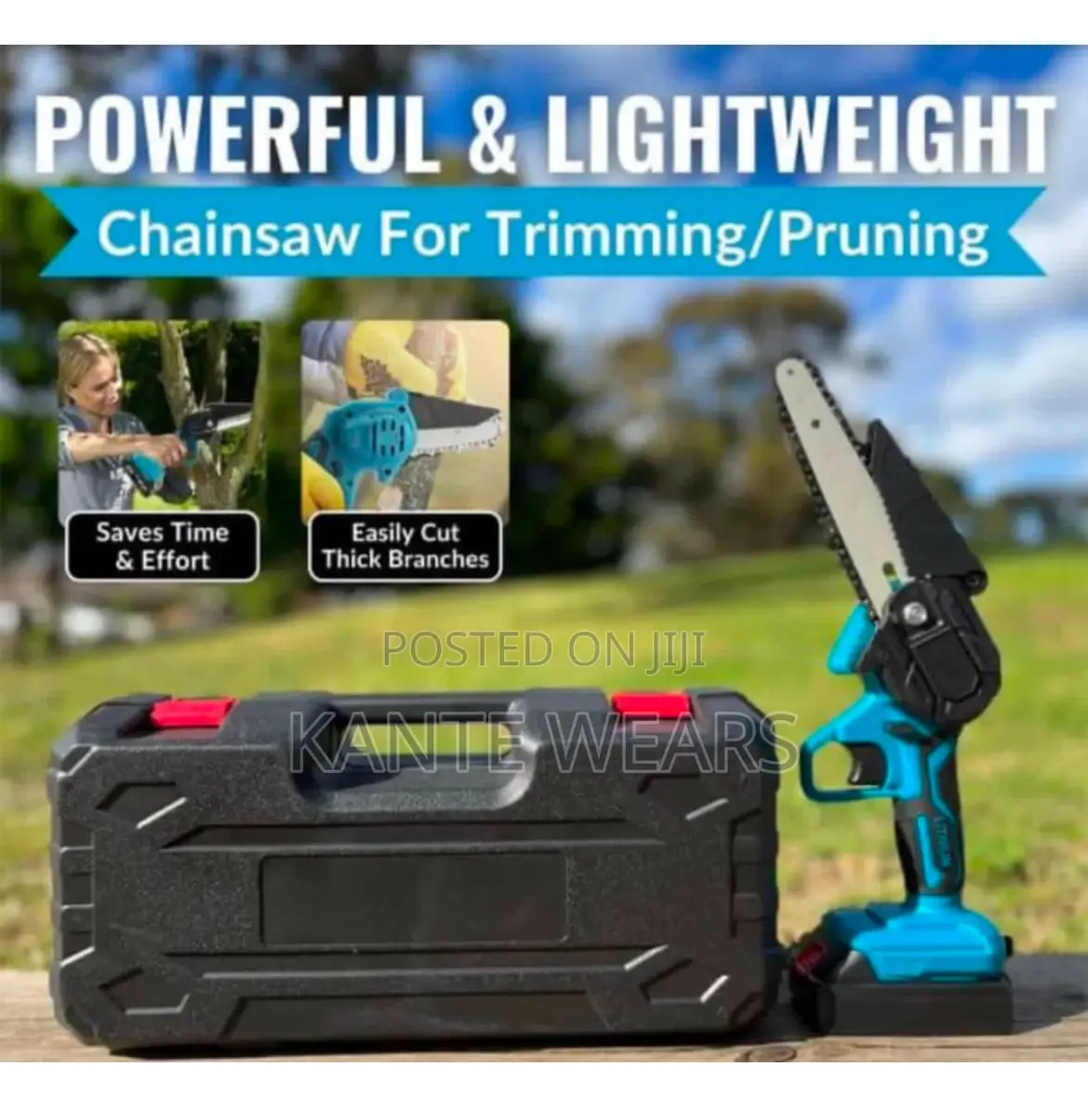 6" Rechargable Cordless Mini Chainsaw