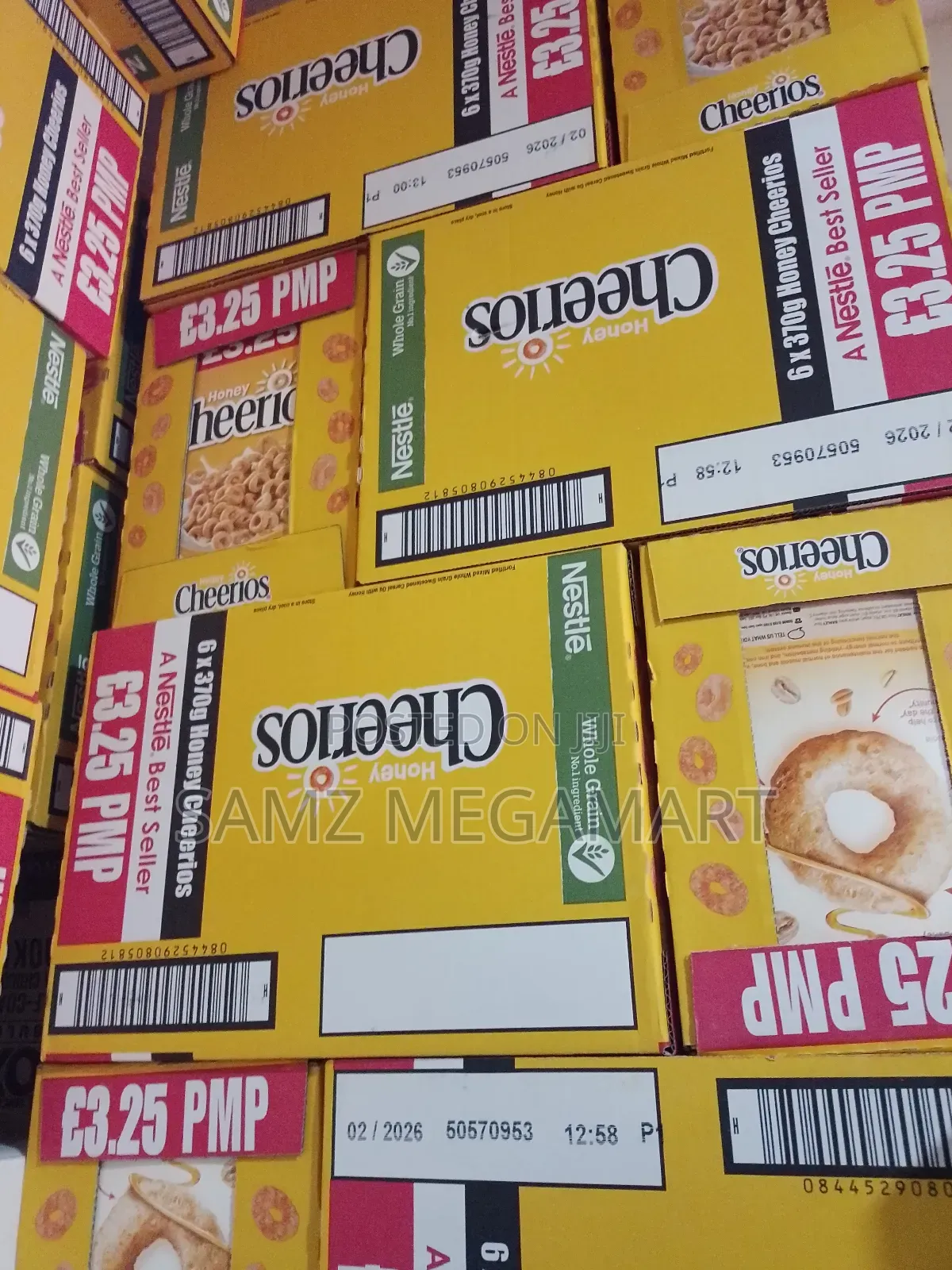 Nestle Honey Cheerios 6x370g
