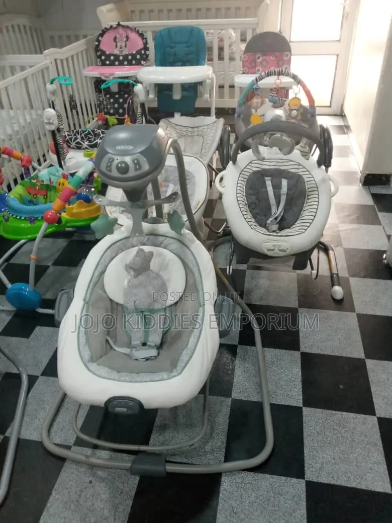 Us Used Graco Duet Swing and Rocker With 6 Speed