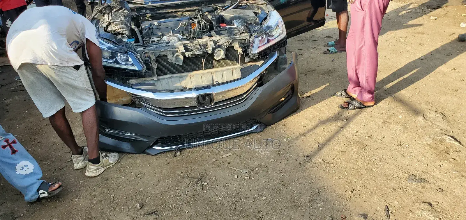 Complete Front Bumper 2016 Honda Accord
