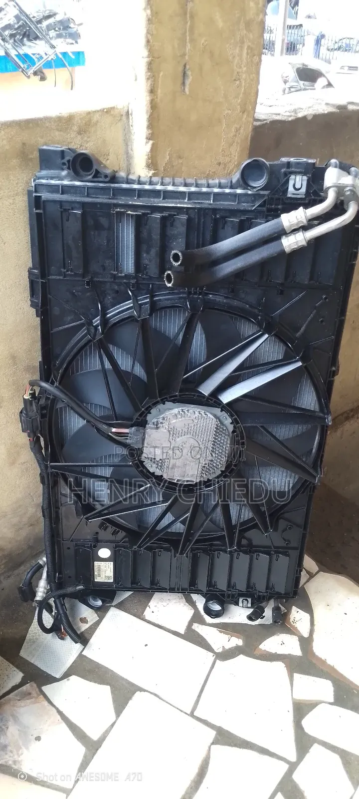 Complete Radiator Fan Condenser Coolant for Porsche Panamera