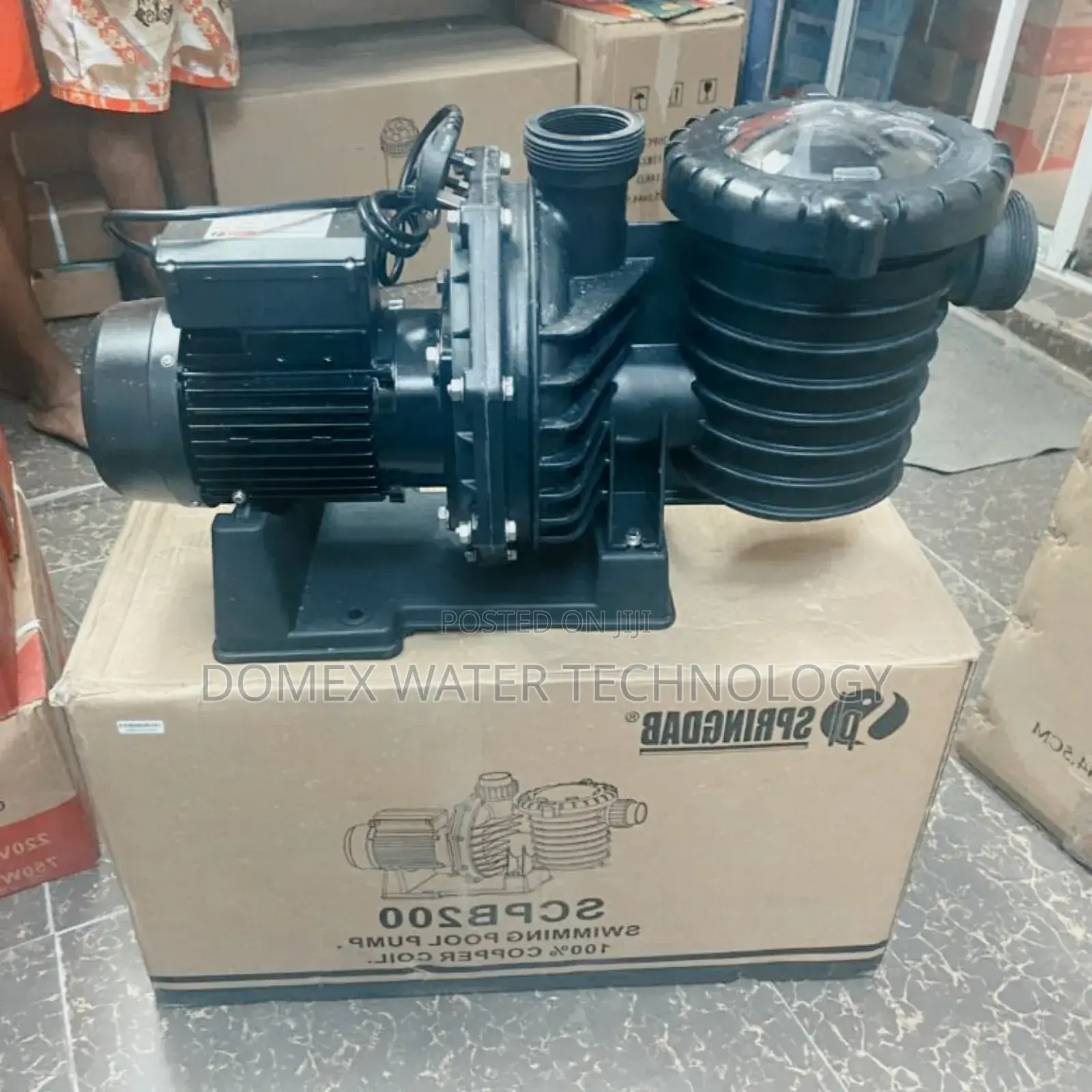 Springdab Swimming Pool Pump 100% Copper Coil.