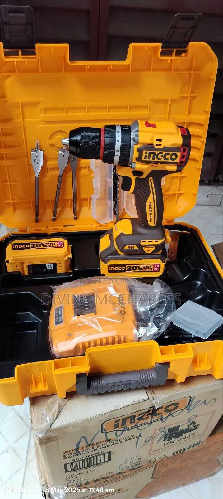 Cidli20968 Brushless Cordless Impact Drill