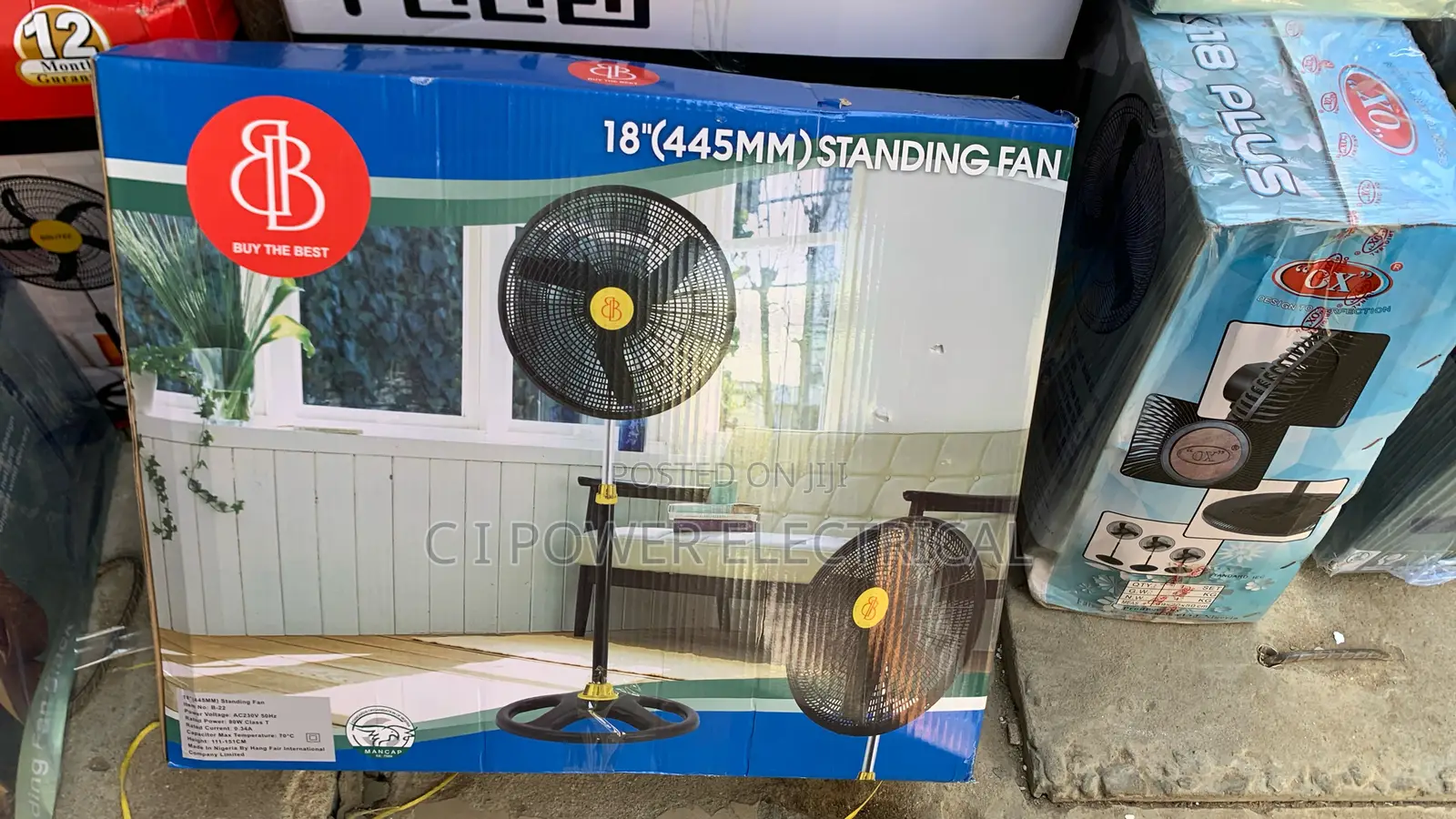 Bb 18 Inch Standing Fan