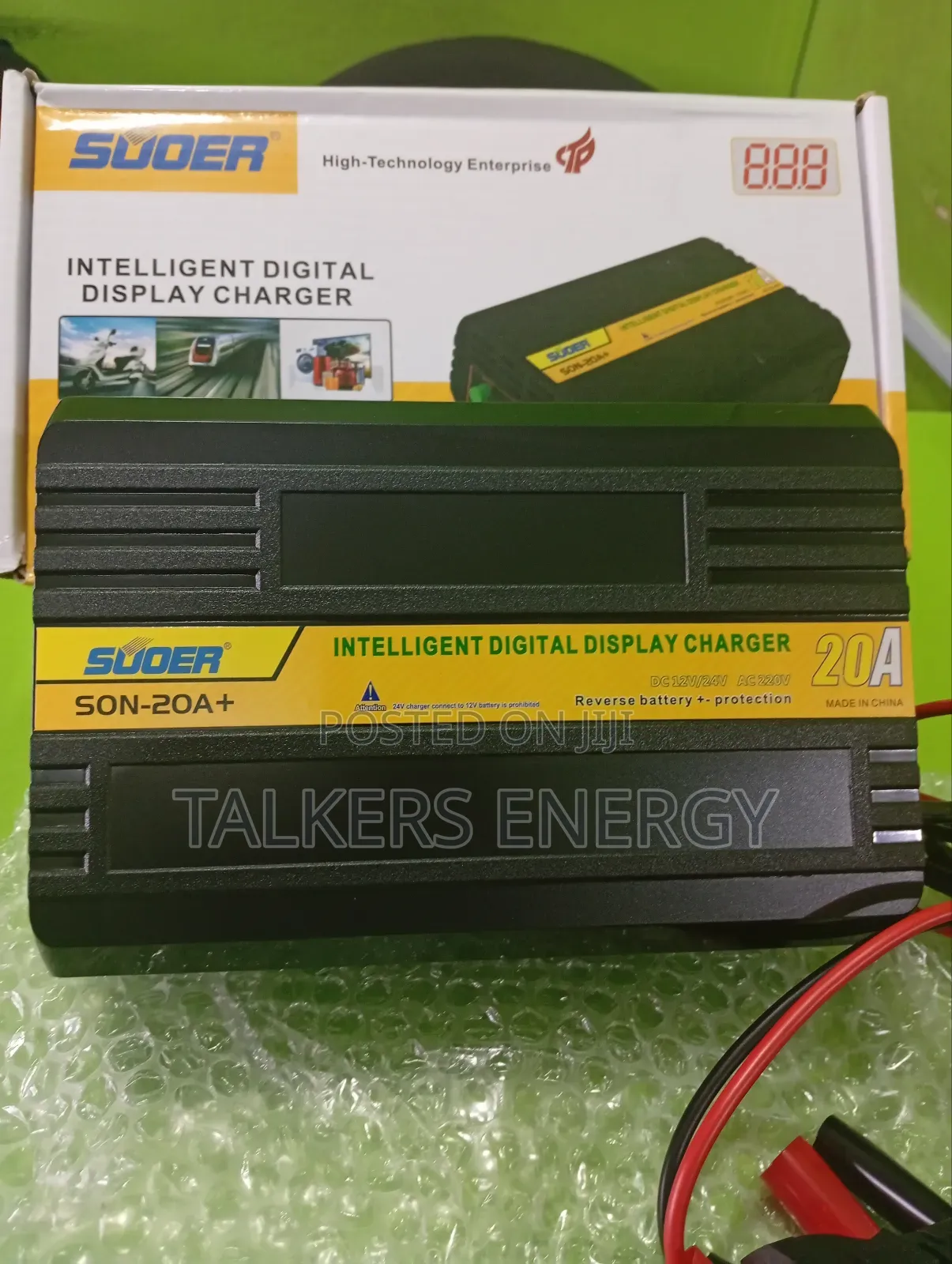 Digital Display Battery Suoer Charger Son -12/24v 20a