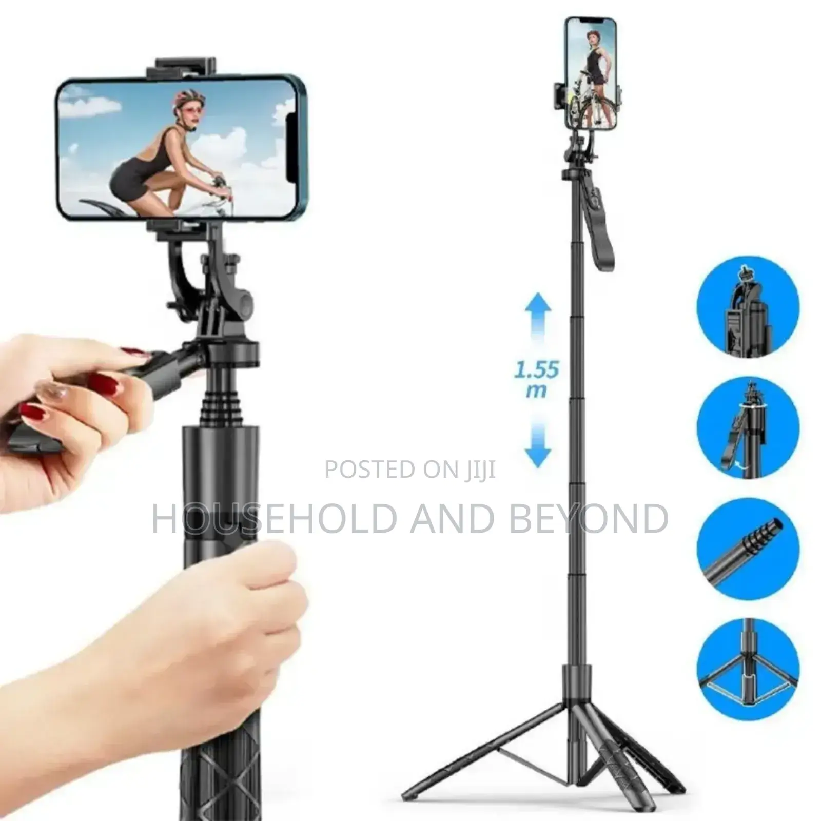 Extendable Selfie Stick With Tripod