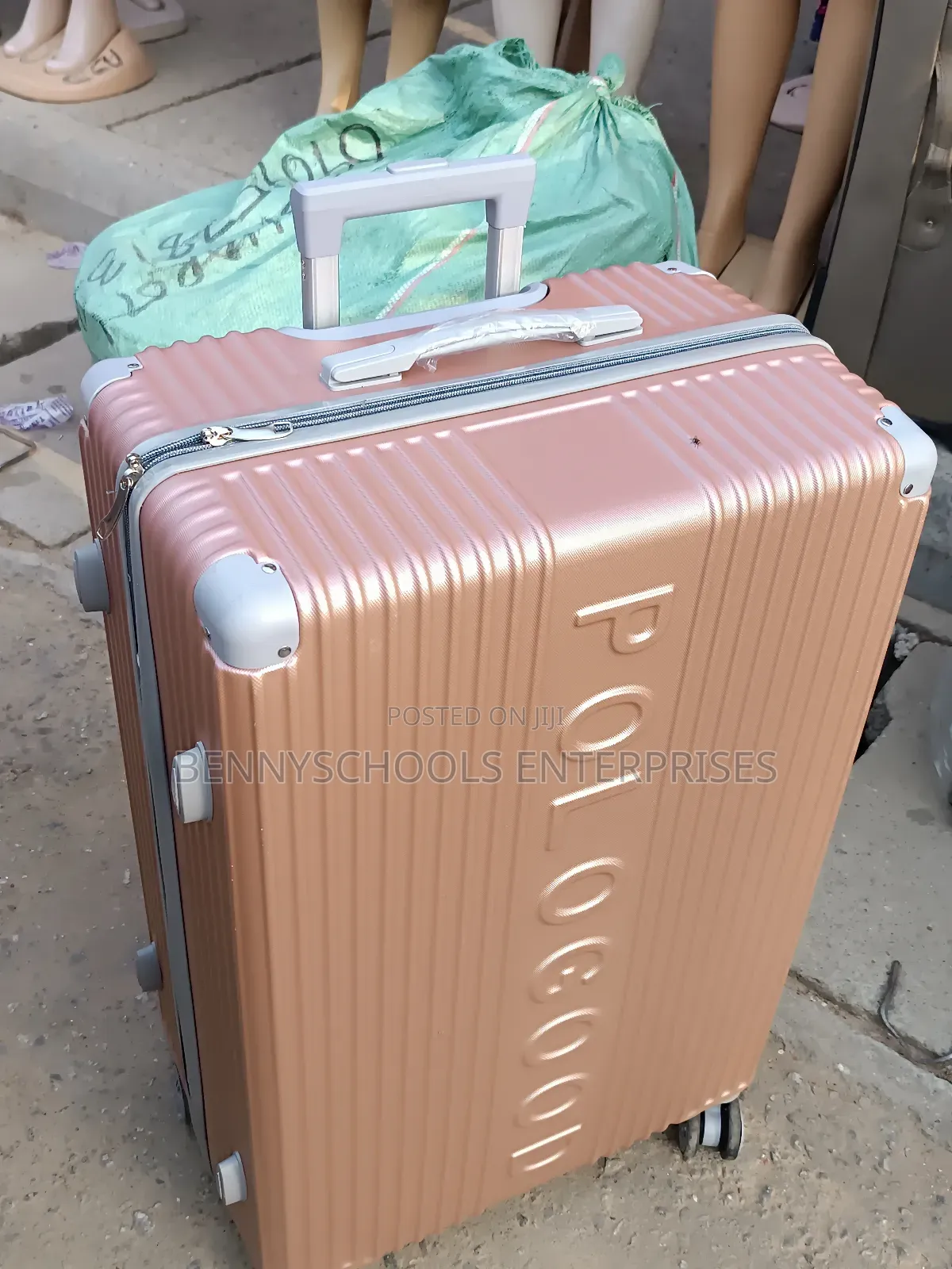 Big Pg Gold Plastic Travelling Luggage Box