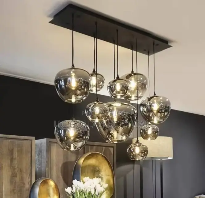 Modern Stairs Glass Led G9 Chandelier Lighting