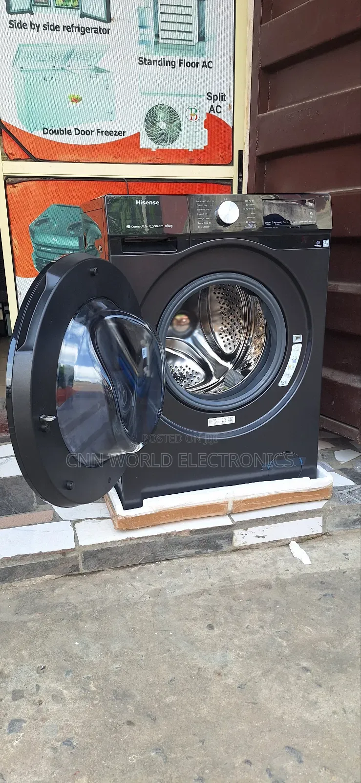 New Hisense 8kg Inverter Automatic Wash & Dryer Machine
