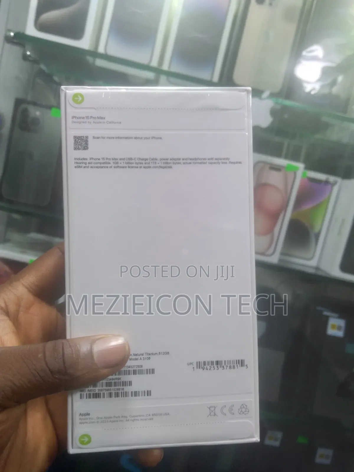 New Apple iPhone 15 Pro Max 512 GB Blue