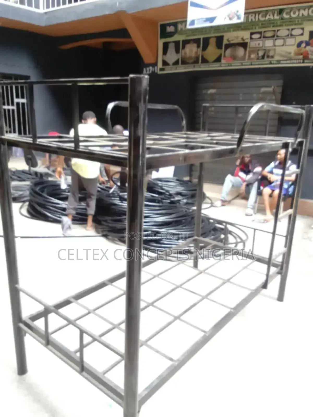 Black Metal Bunk Bed