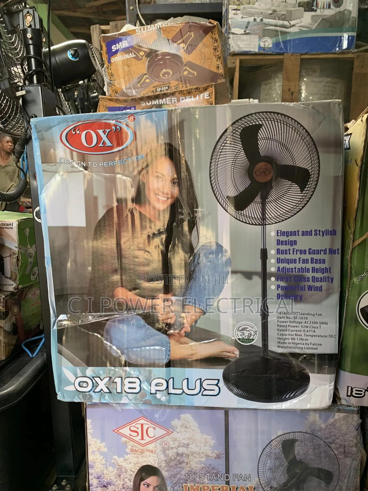 18 Inch Ox Standing Fan