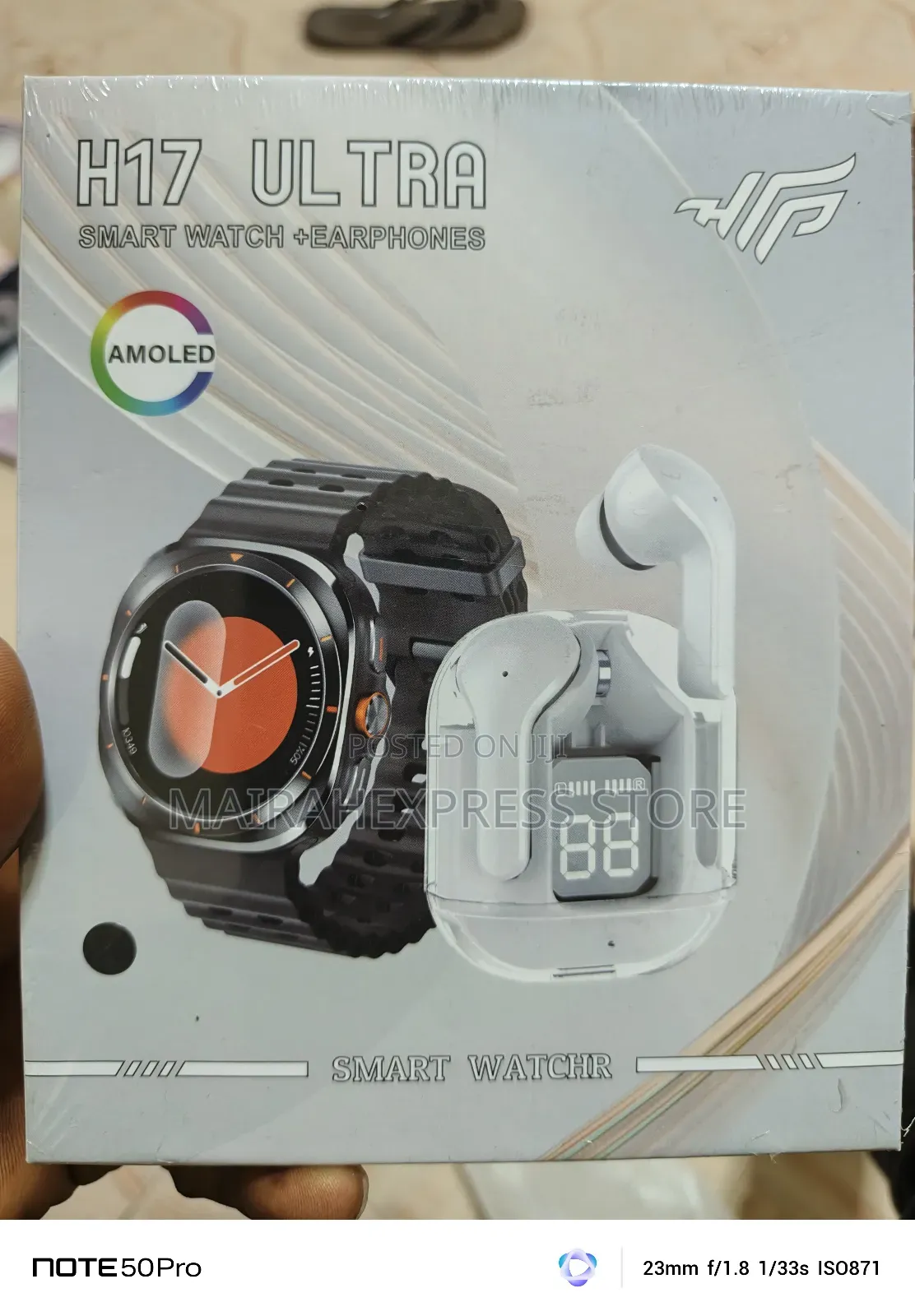 H17 Ultra Smart Watch + Earphones