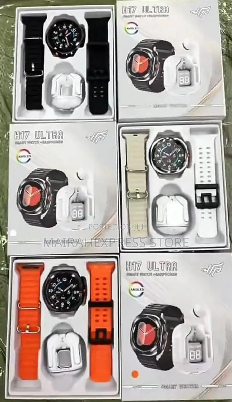 H17 Ultra Smart Watch + Earphones