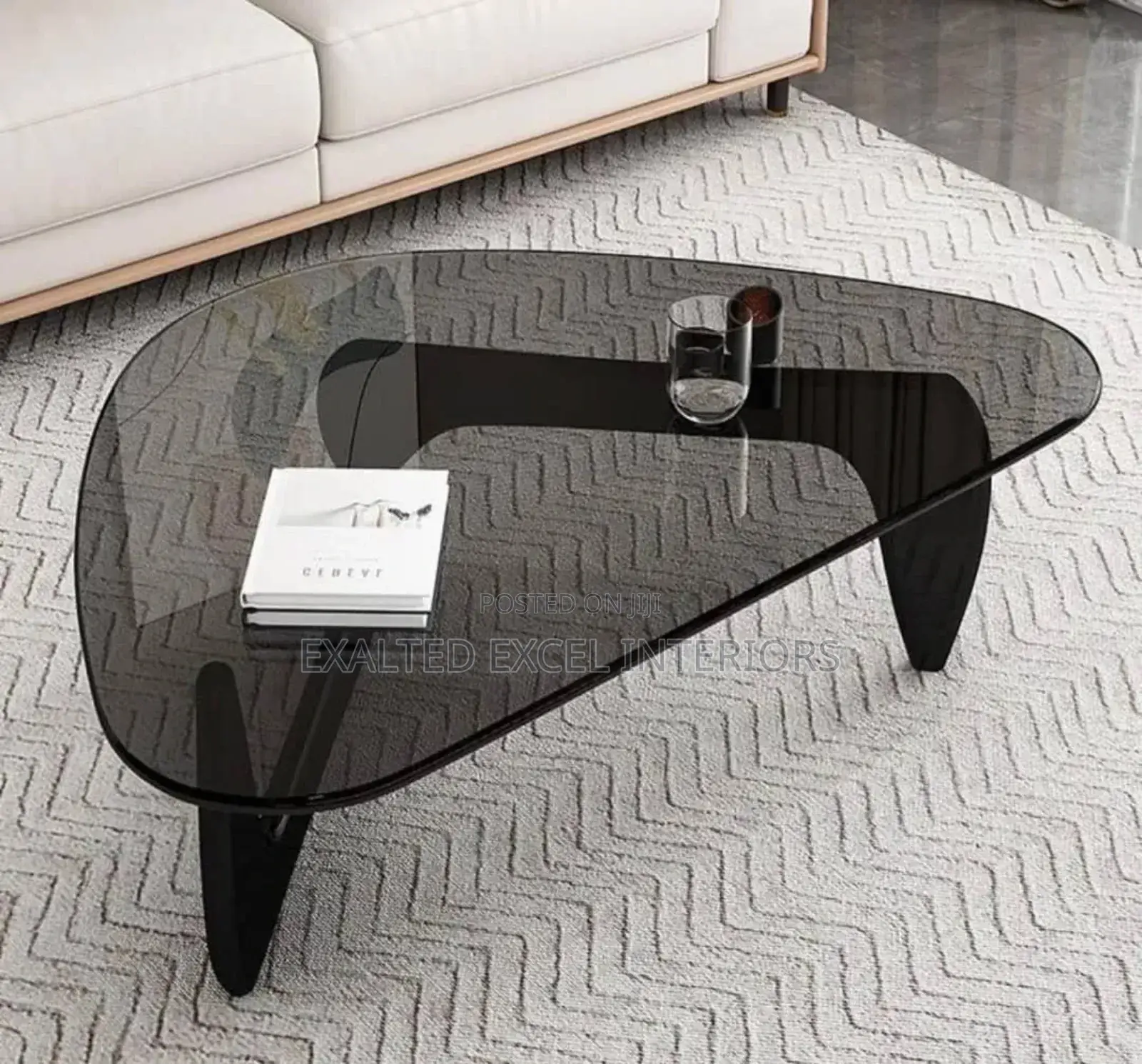Imported Glass Topping Center Table