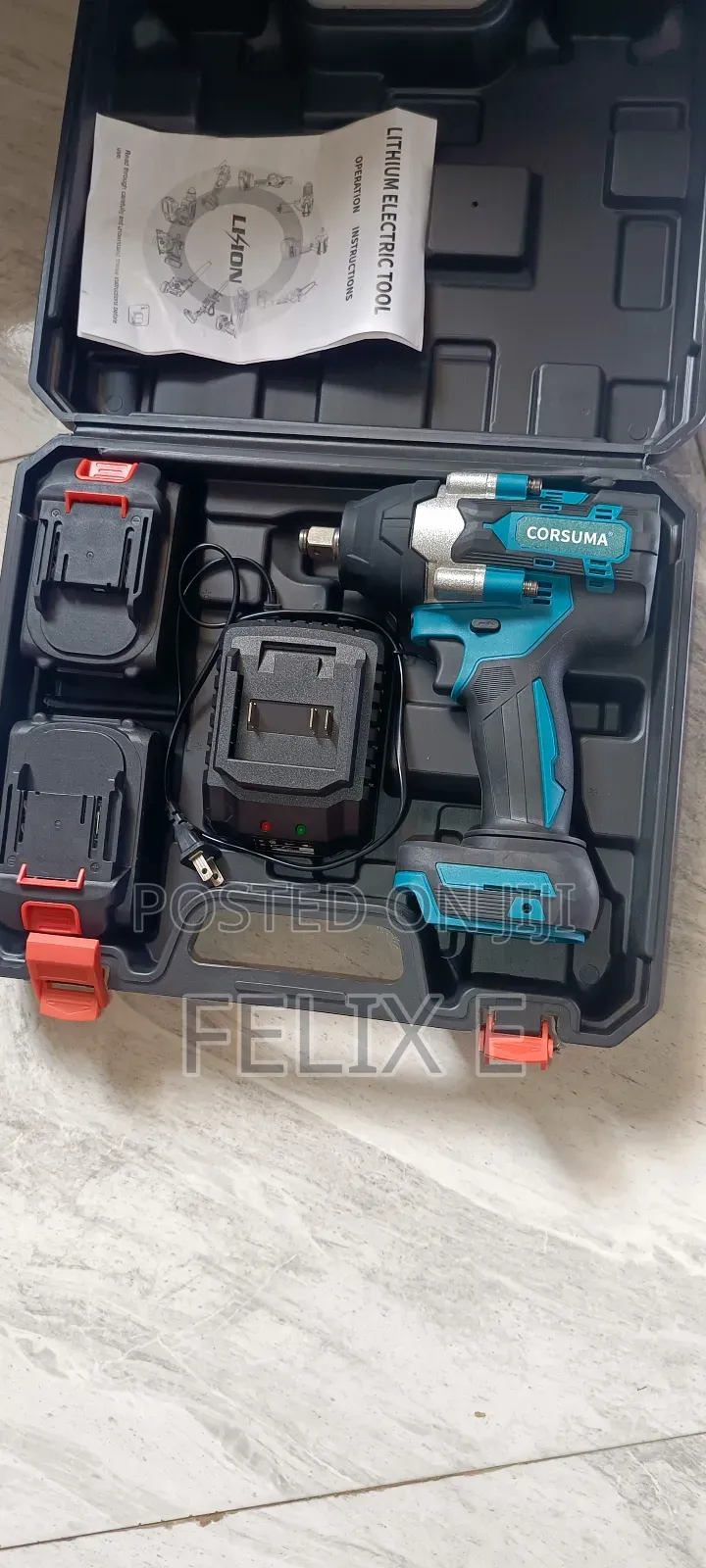 Portable Battery Impact Wrench